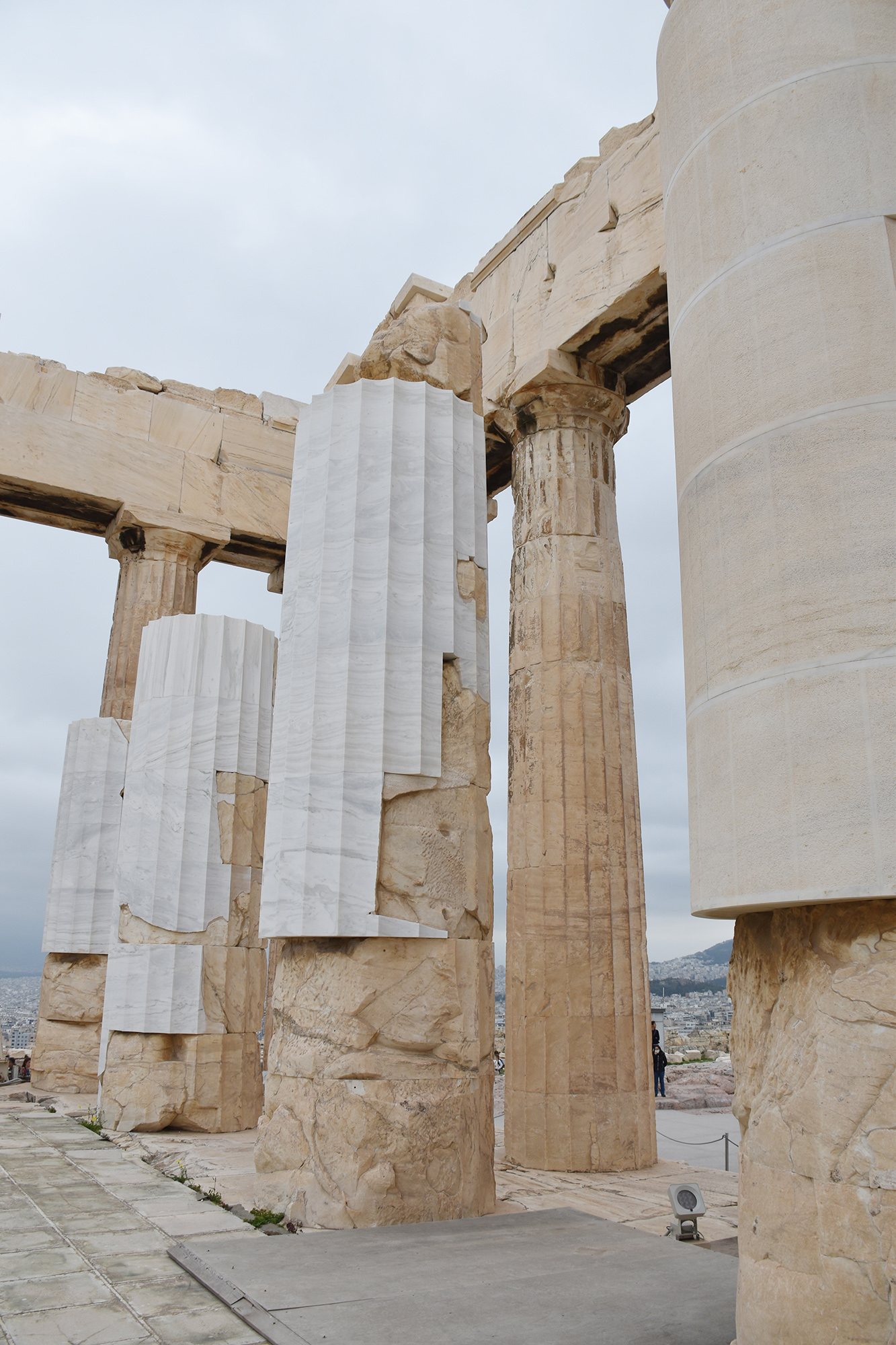 parthenon reconstruction before and after